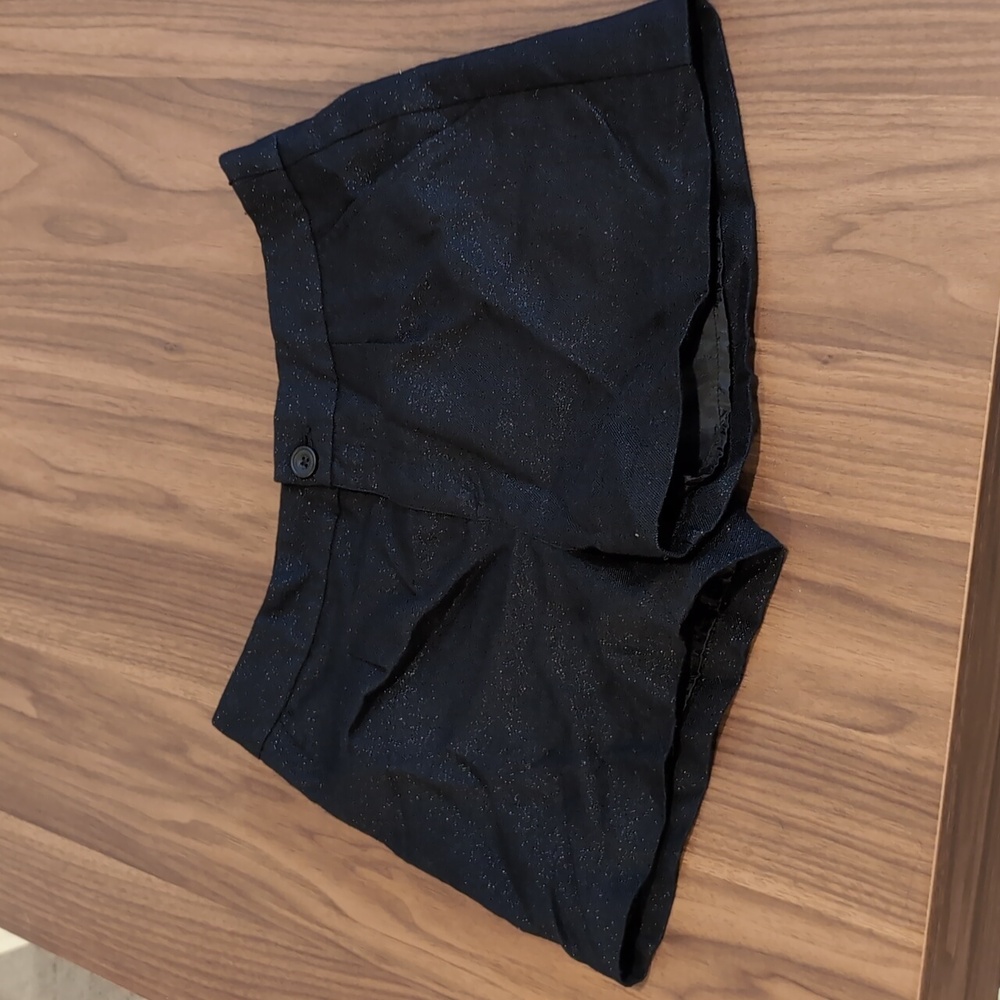 Candies black shorts size 14 sparkly fabric